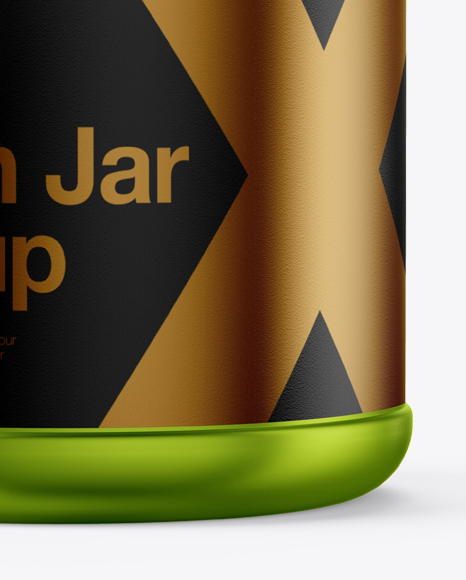 Metallic Protein Jar Mockup