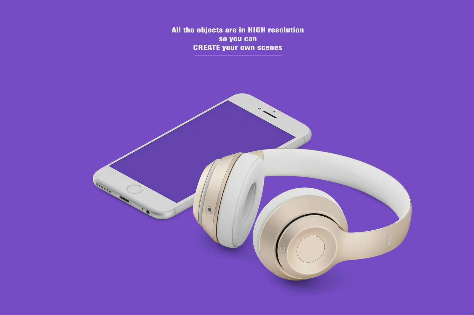 Isometric Office Scene Mock-up Isometric Office Scene Mock-up