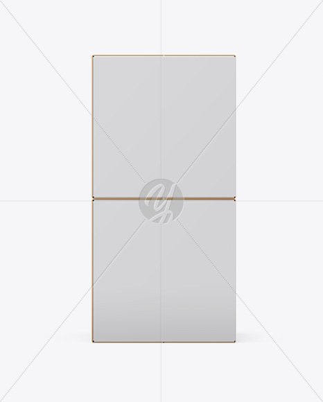 Two Paper Boxes Mockup - Front View Two Paper Boxes Mockup - Front View