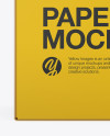 Two Paper Boxes Mockup - Front View Two Paper Boxes Mockup - Front View