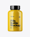 Glossy Pills Bottle Mockup