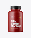 Matte Pills Bottle Mockup