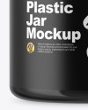 Glossy Jar Mockup - Front View