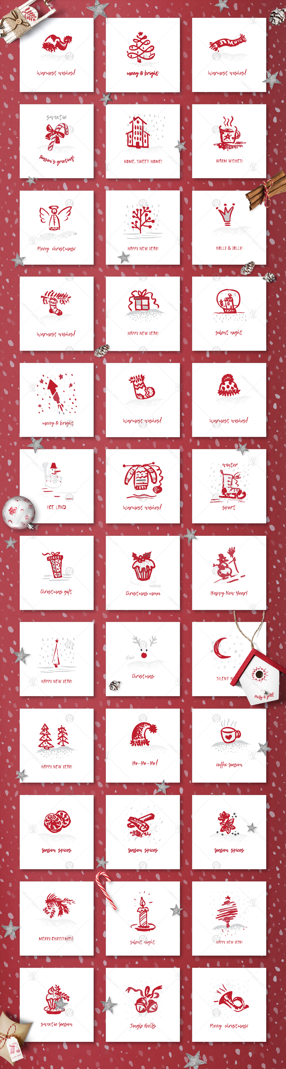 Christmas and Happy New Year cards Christmas and Happy New Year cards