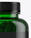 Green Pills Bottle Mockup