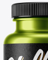 Metallized Plastic Pills Bottle Mockup