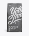 Paper Bag Mockup - Front View