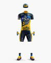 Men’s Full Cycling Kit Mockup (Front View)