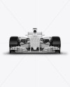 Formula One Car Mockup Front View