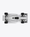 Formula One Car Mockup Top View