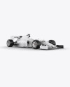 Formula One Car Mockup Front 3/4 View