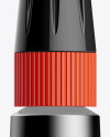 Metal Super Glue Tube Mockup - Front View