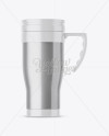 Aluminium Thermo Mug Mockup