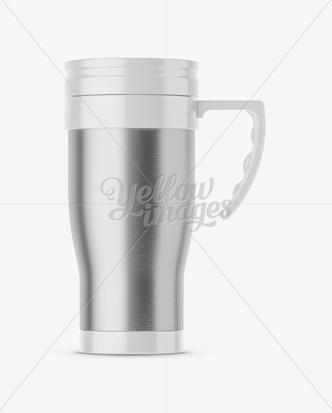 Metal Thermo Mug Mockup