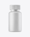 Matte Plastic Pills Bottle Mockup