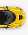 Super Car Mockup - Top View