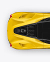 Super Car Mockup - Top View