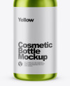 Metallic Сosmetic Bottle Mockup