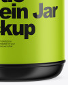 Plastic Protein Jar Mockup