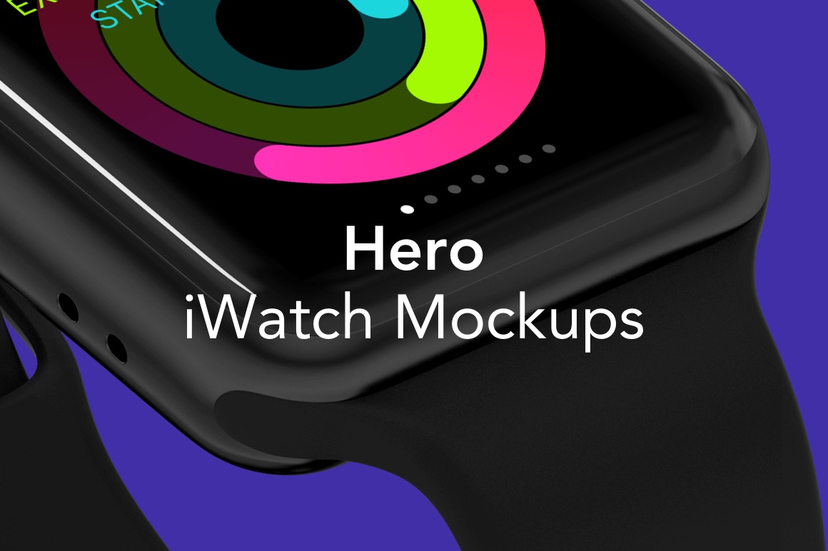 HERO iWatch Mockups HERO iWatch Mockups