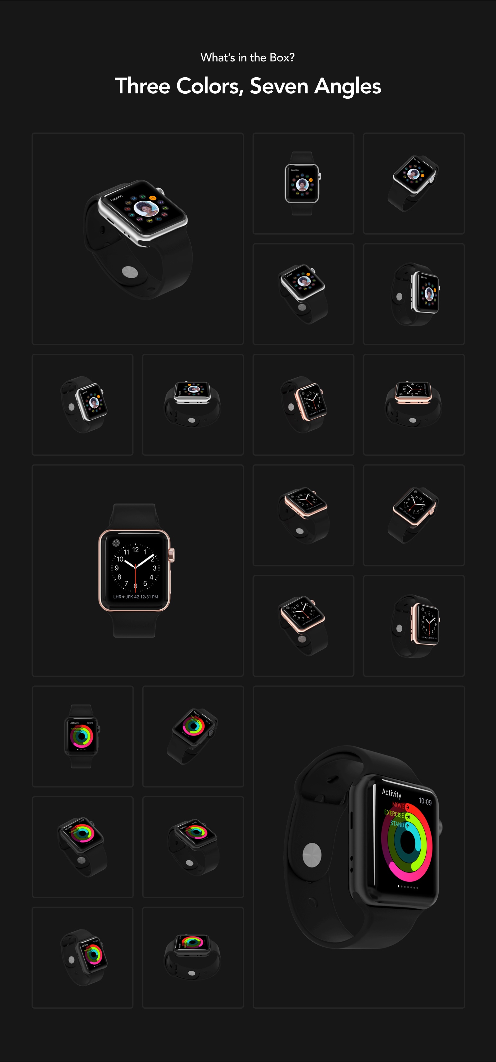 HERO iWatch Mockups