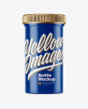 Glossy Plastic Pills Bottle Mockup