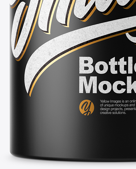 Matte Plastic Pills Bottle Mockup