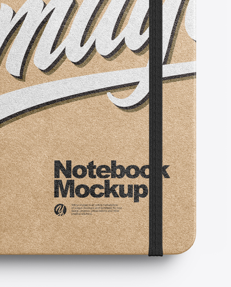 Kraft Notebook Mockup