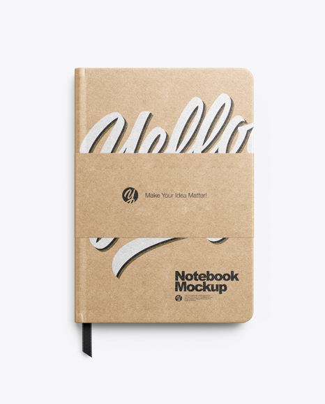 Kraft Notebook Mockup