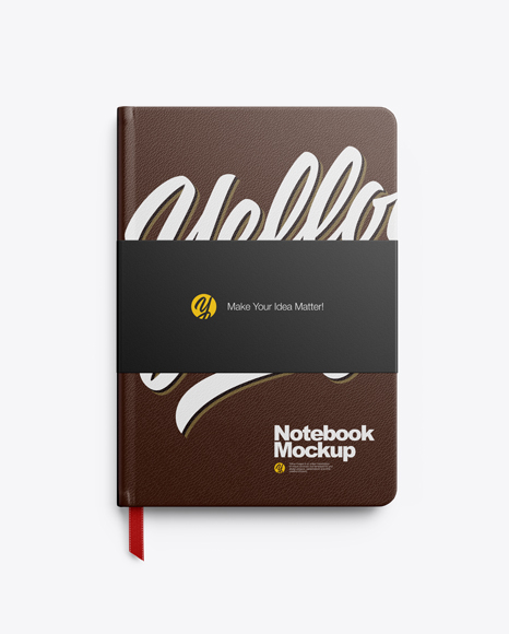 Leather Notebook Mockup