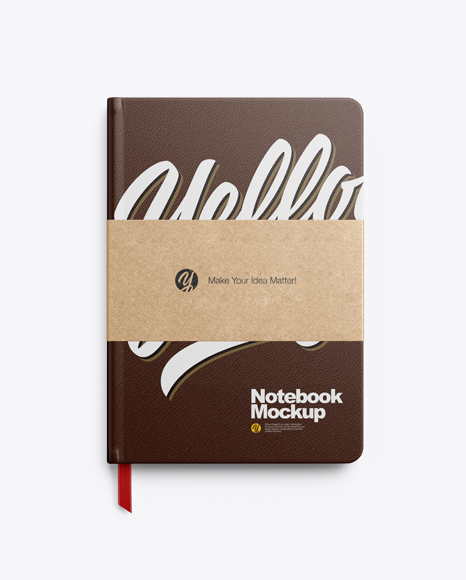 Leather Notebook Mockup