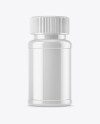 Glossy Plastic Pills Bottle Mockup