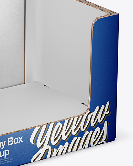 Cardboard Display Box Mockup