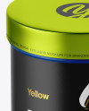 Matte Jar Mockup - Front View (High-Angle Shot) Matte Jar Mockup - Front View (High-Angle Shot)