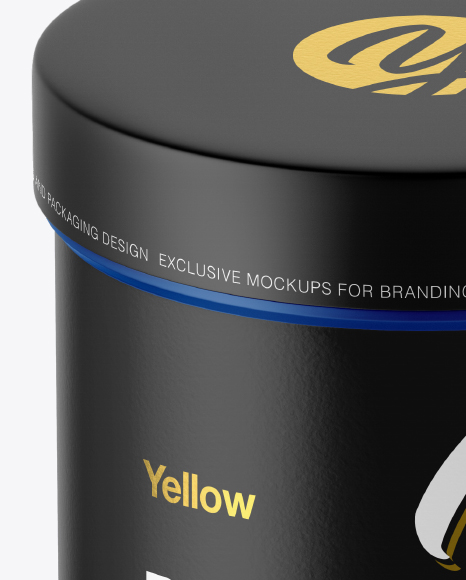 Matte Jar Mockup - Front View (High-Angle Shot) Matte Jar Mockup - Front View (High-Angle Shot)