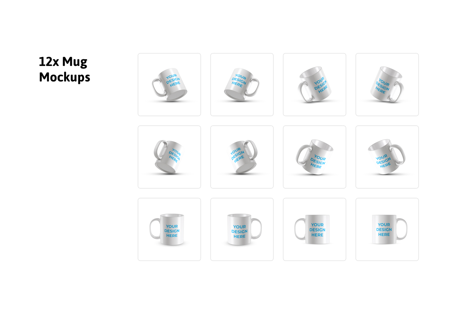 12x Mug Mockups 12x Mug Mockups