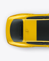 Sport Car Mockup - Top View