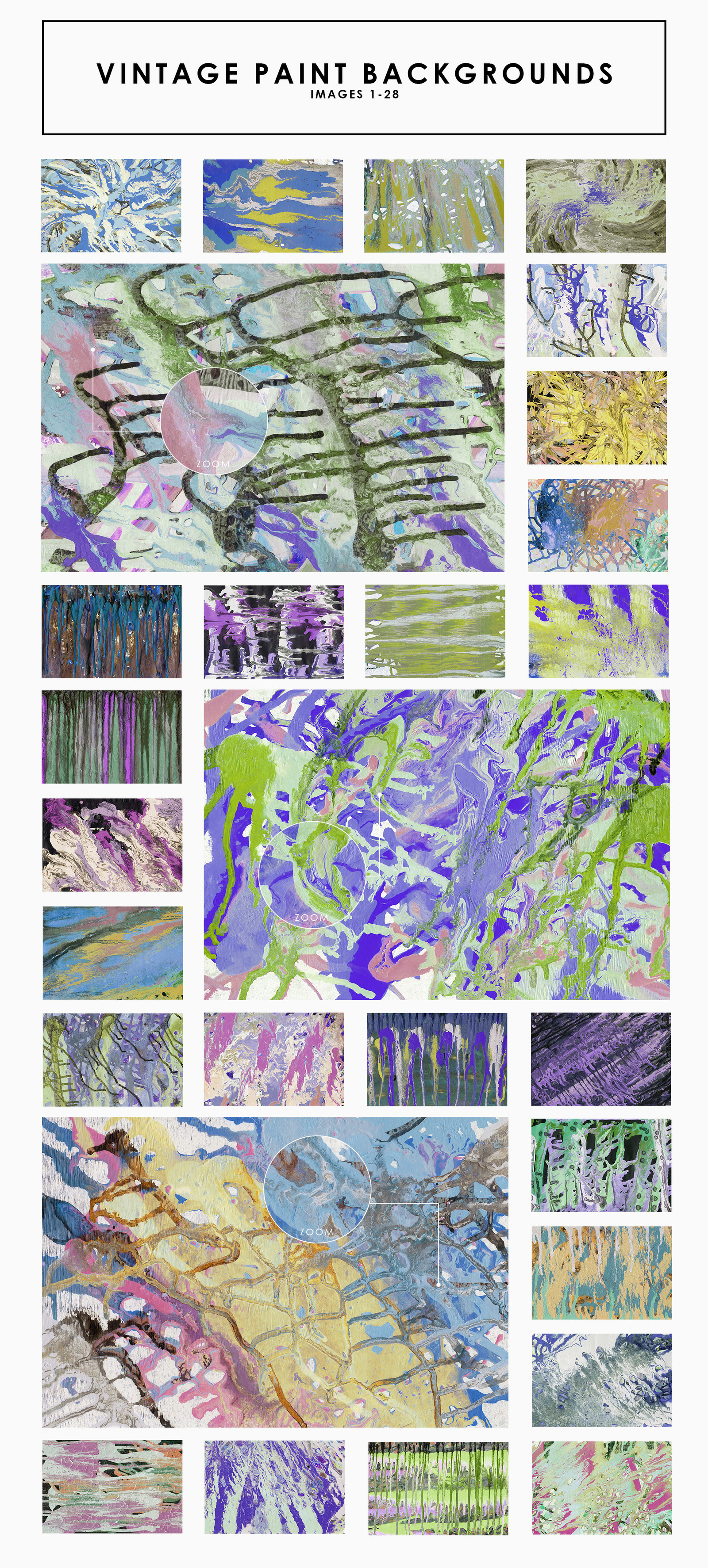Vintage Abstract Paint Backgrounds Vintage Abstract Paint Backgrounds