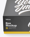 Glossy Paper Box Mockup Glossy Paper Box Mockup