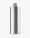 Metallized Plastic Bottle Mockup