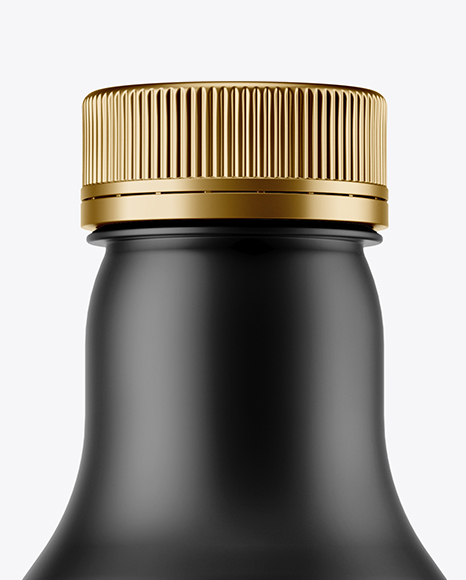 Matte Plastic Bottle Mockup