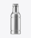 Metallized Plastic Bottle Mockup