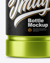 Metallized Plastic Bottle Mockup