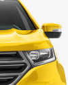 SUV Сrossover Mockup - Front View