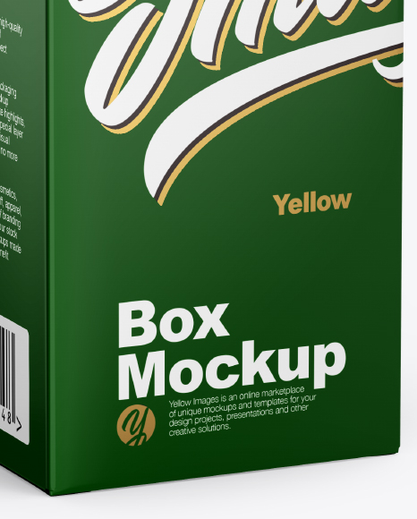 Glossy Box Mockup