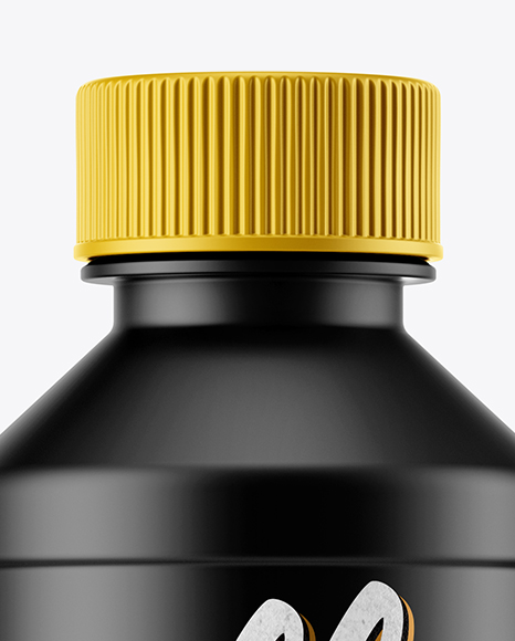 Matte Plastic Bottle Mockup