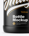 Matte Plastic Bottle Mockup