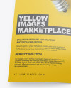 Glossy Brochure Mockup - Top View