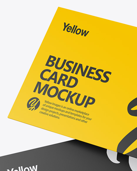 Two Business Cards Mockup