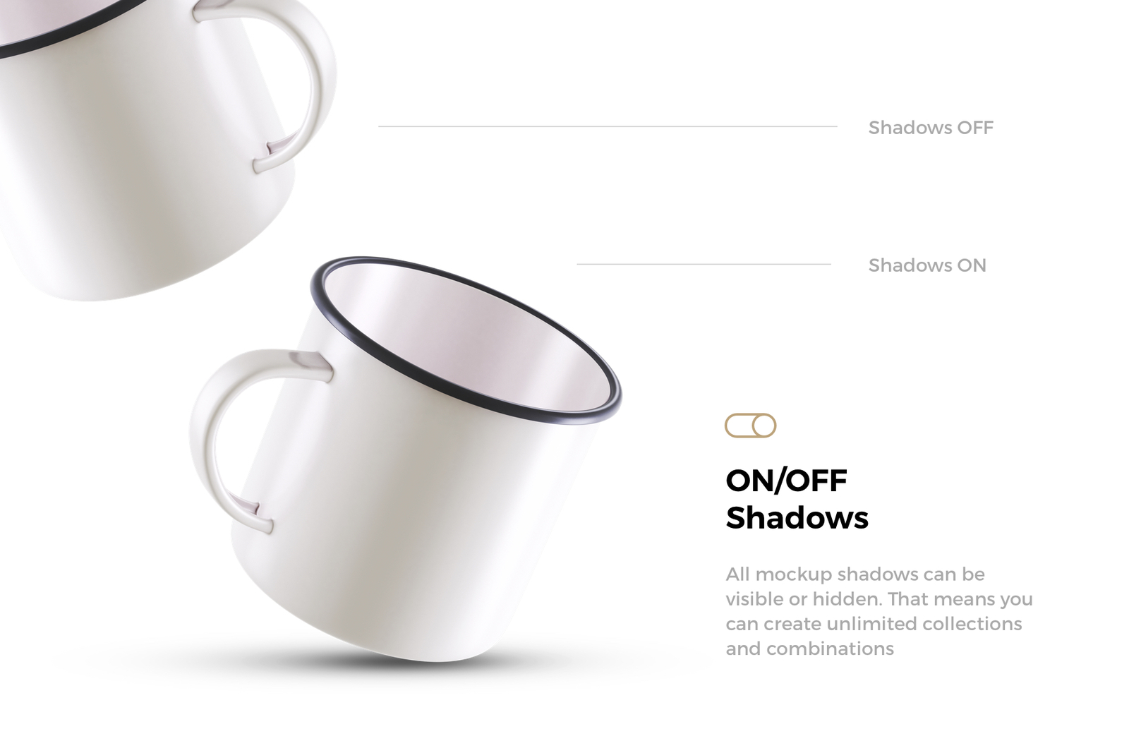 12x Enamel Mug Mockups